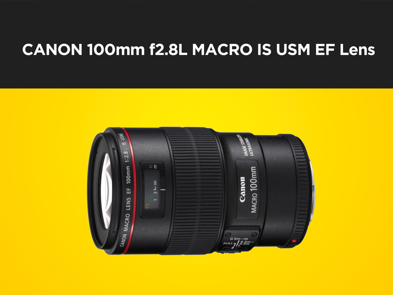 Canon 100mm f2.8l macro is usm ef lens 2.8 100