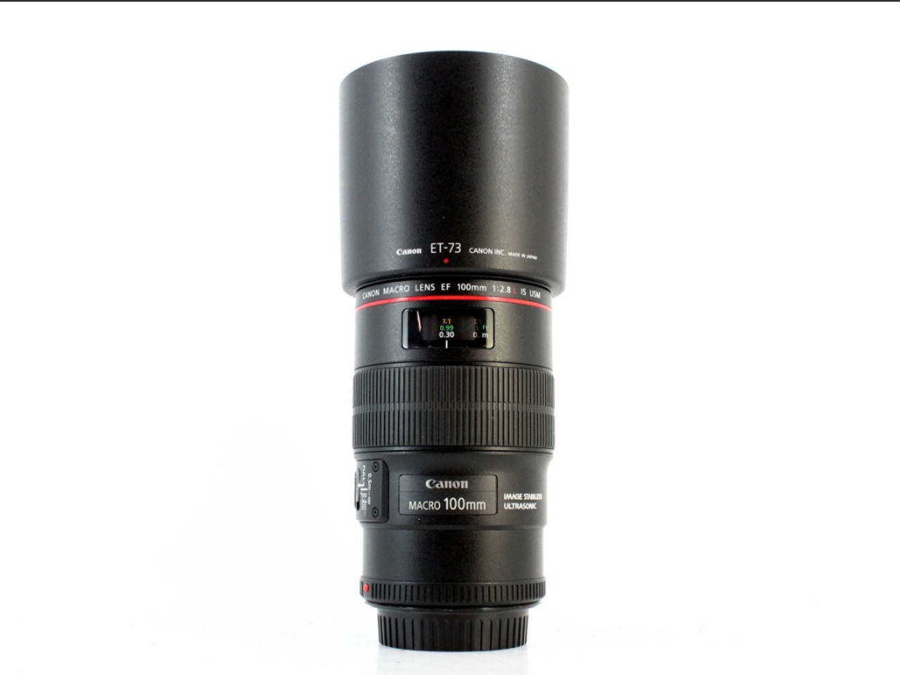 Canon 100mm macro 2.8 l lens