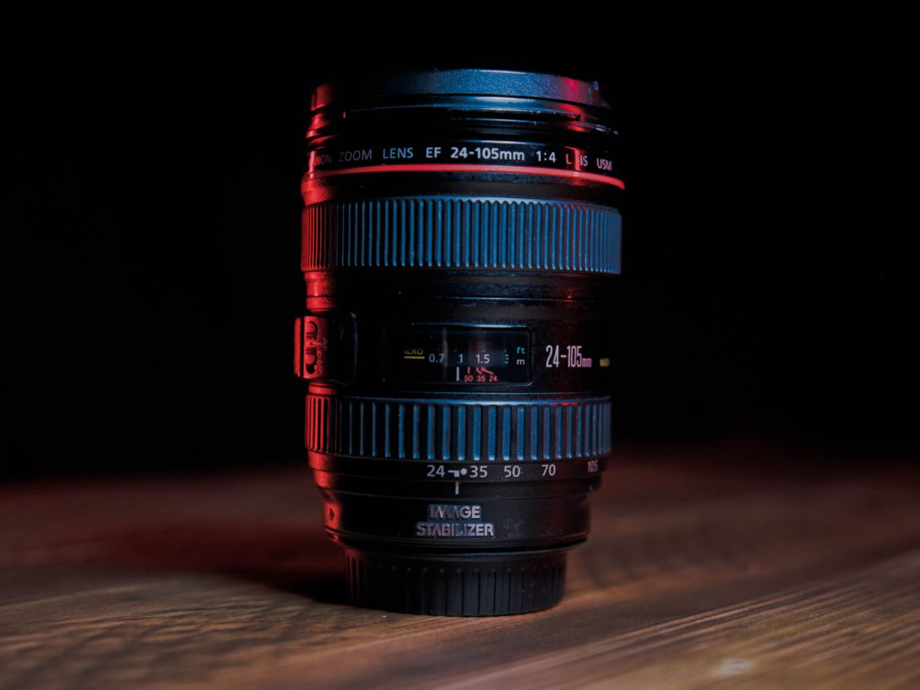Canon 24 105 zoom with image stabilisation 