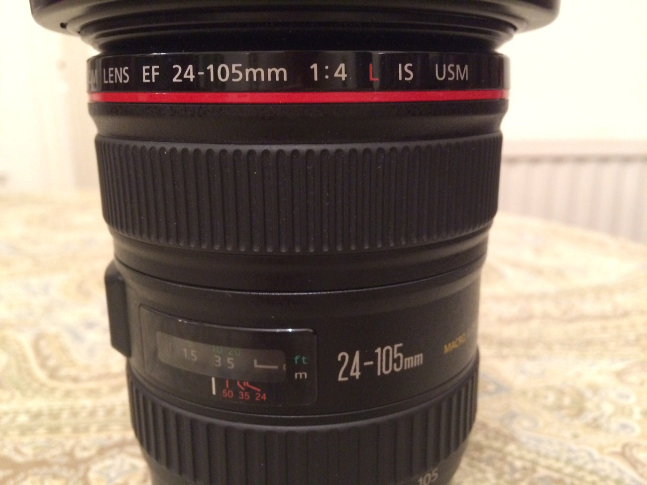 Canon 24-105mm f4 lens with variable nd filter 