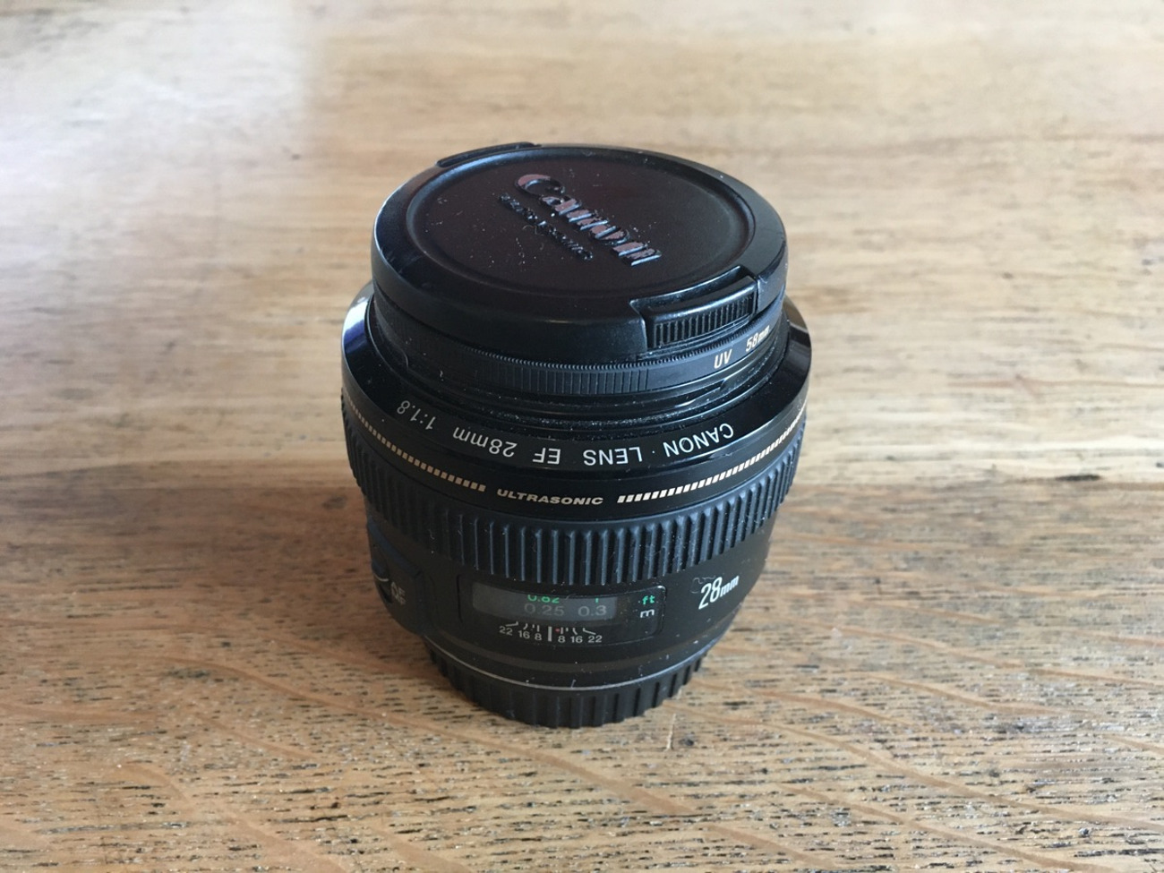 Canon 28mm f1.8 usm prime lens
