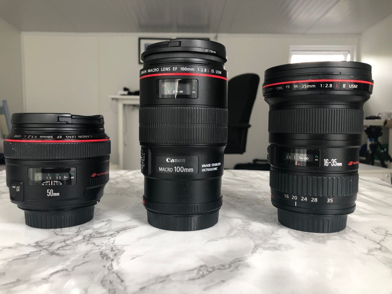 Canon 3 lens pack l series