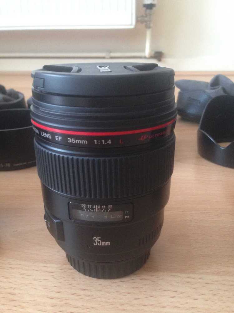 Canon 35mm f1.4 l lens