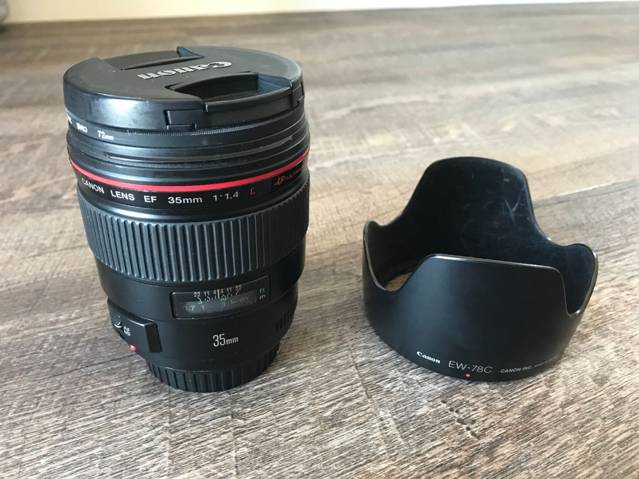 Canon 35mm f1.4 l - ef mount canon fit
