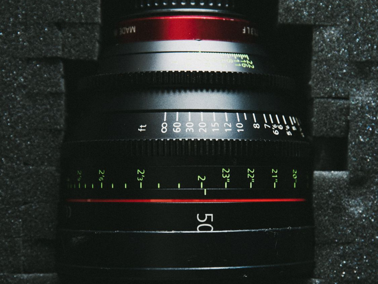 Canon 50mm cine - e prime lens 