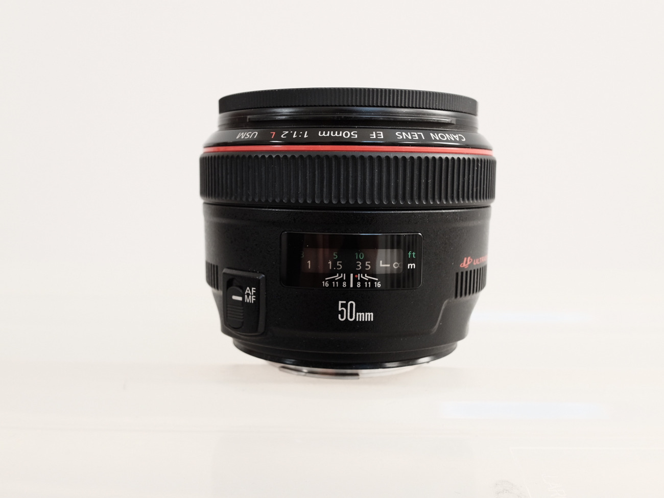 Canon 50mm f 1.2 ef l series lens