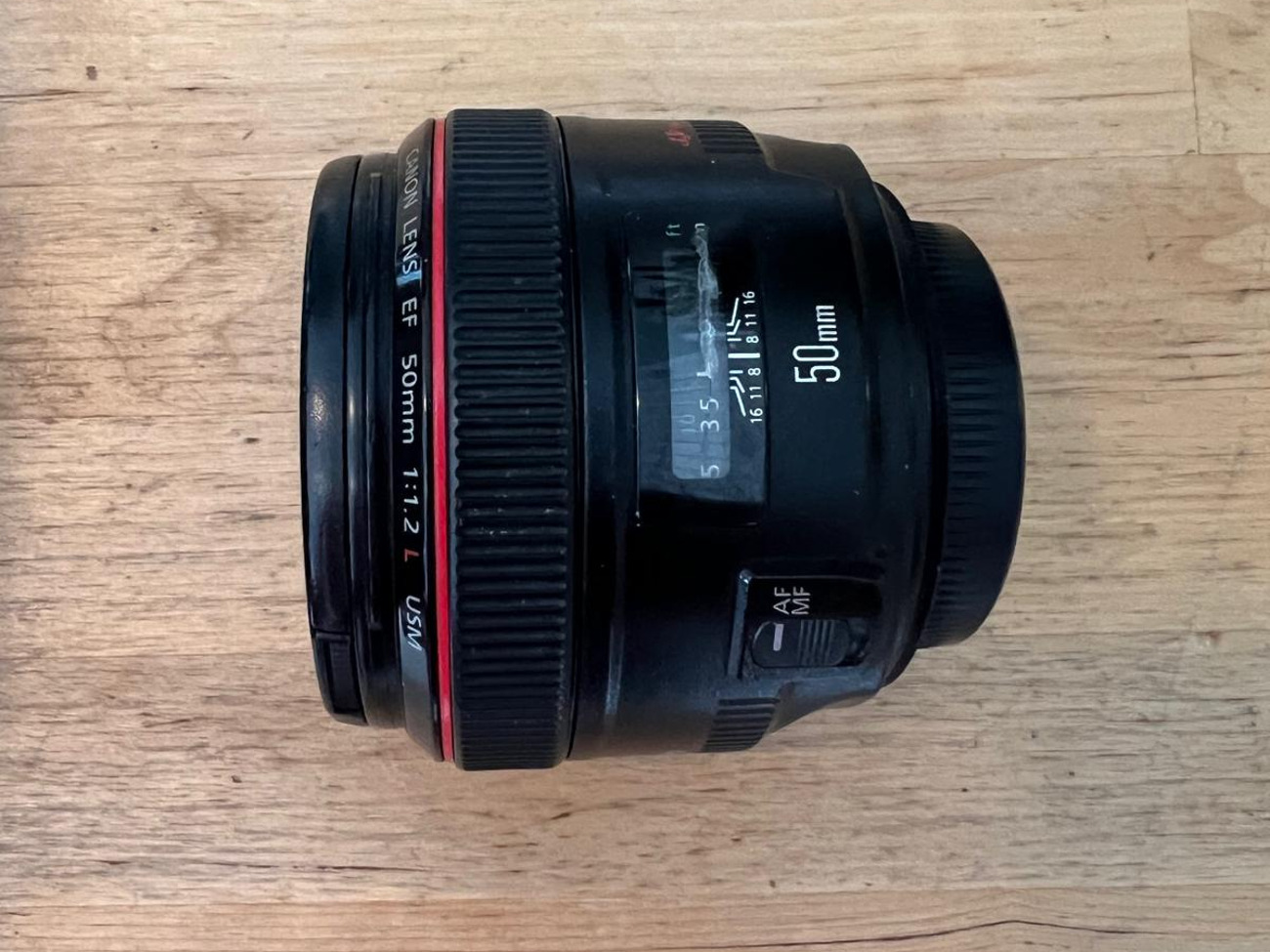 Canon 50mm f/1.2 l usm ef