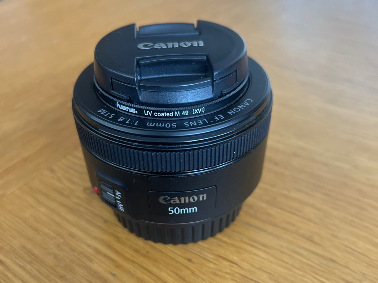 Canon 50mm f1.8 lens