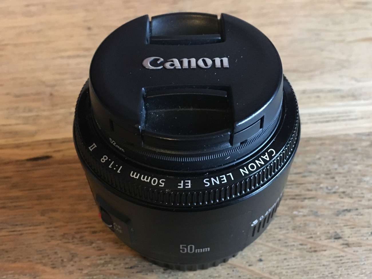 Canon 50mm f1.8 prime lens