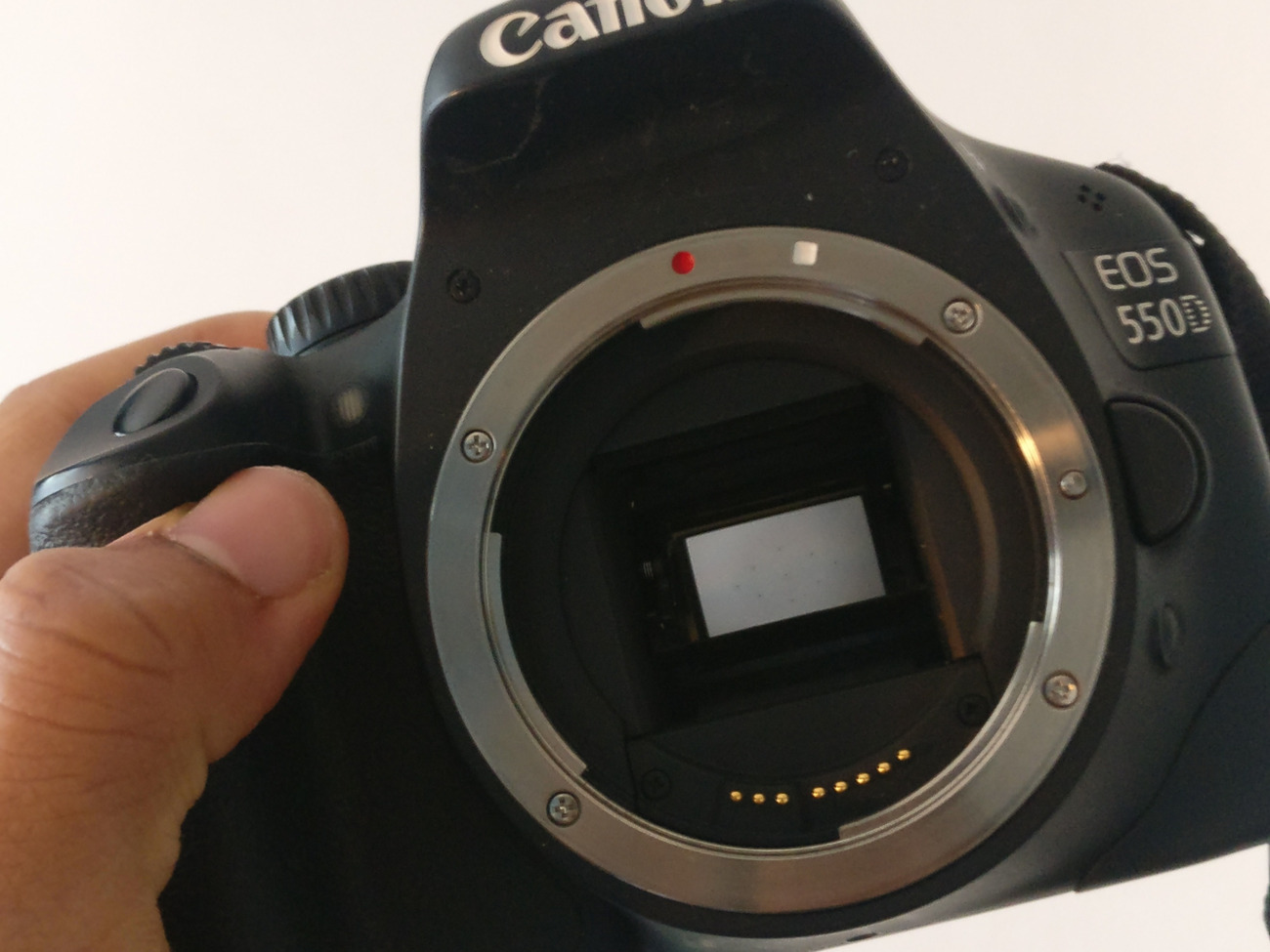 Canon 550d dslr camera body (no lens)