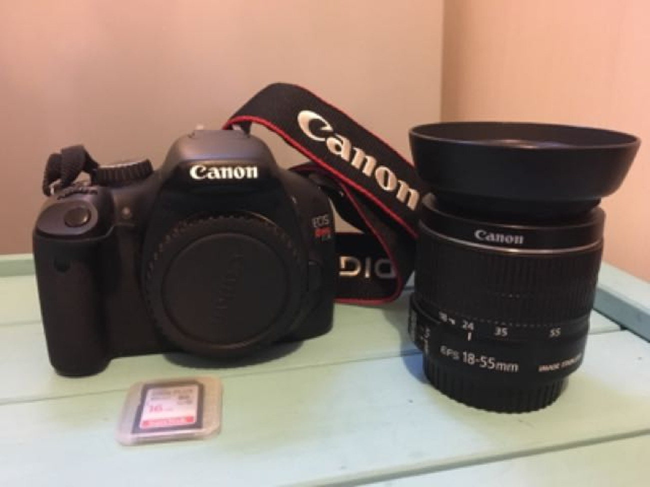 Canon 550d (rebel) dslr camera kit