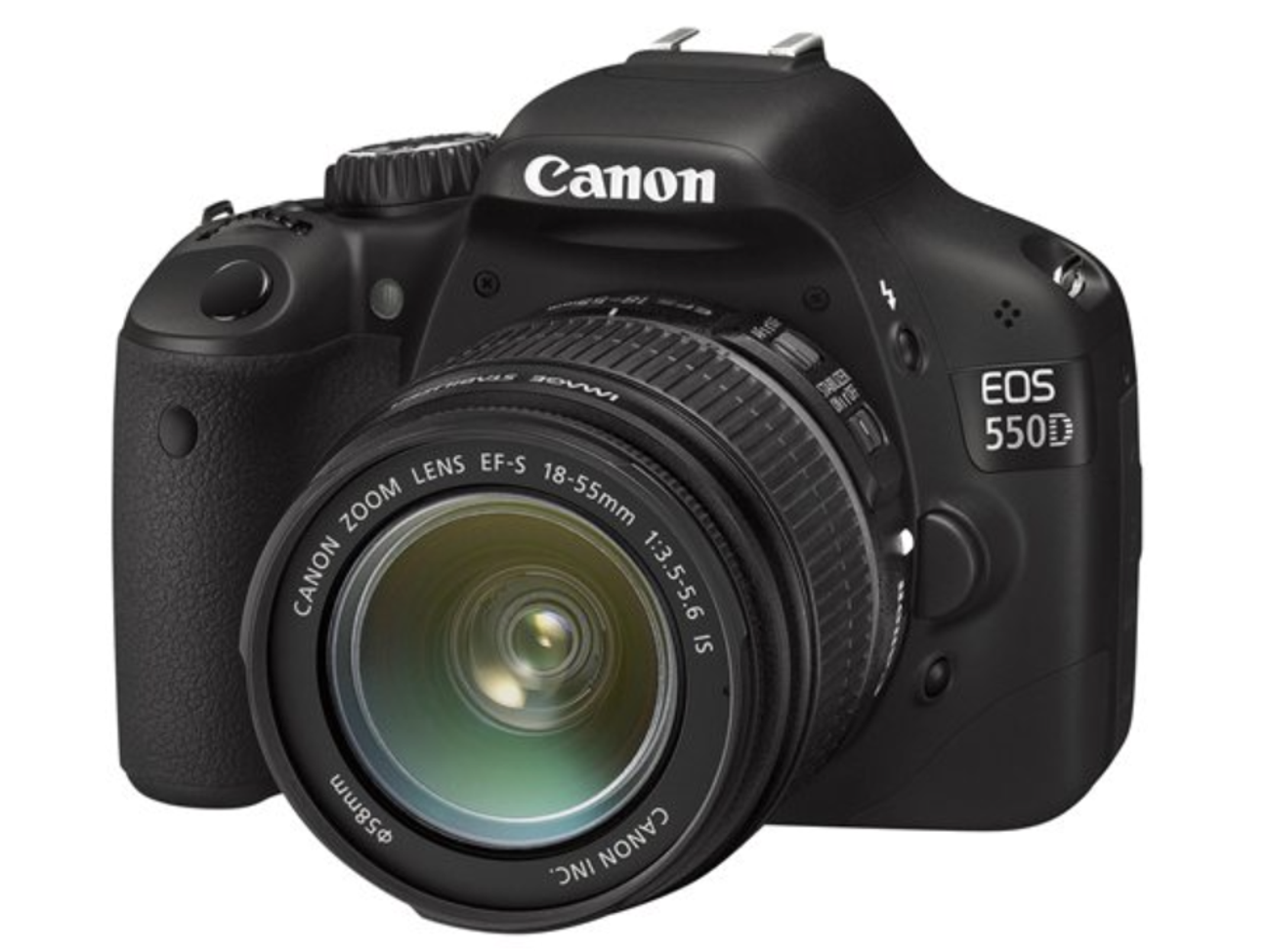 Canon 550d with 18-55 kit lens