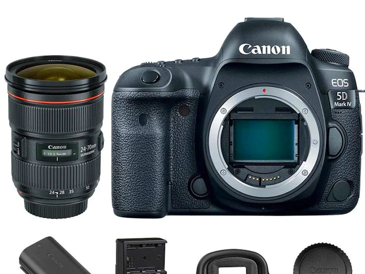Canon 5d iv and 24-70 ultrasonic lens bundle
