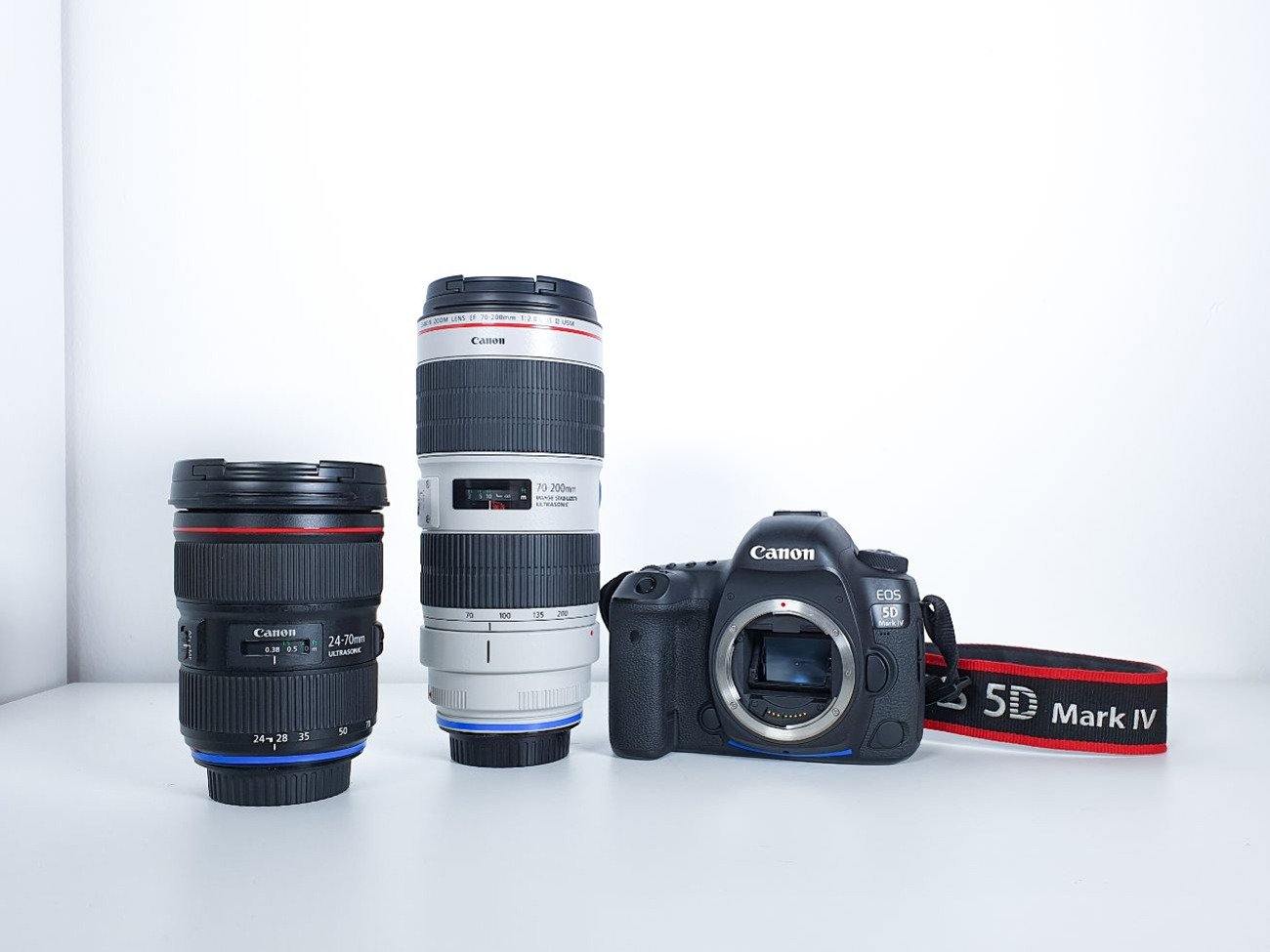 Canon 5d mark iv + 24-70 mm + 70-200 mm