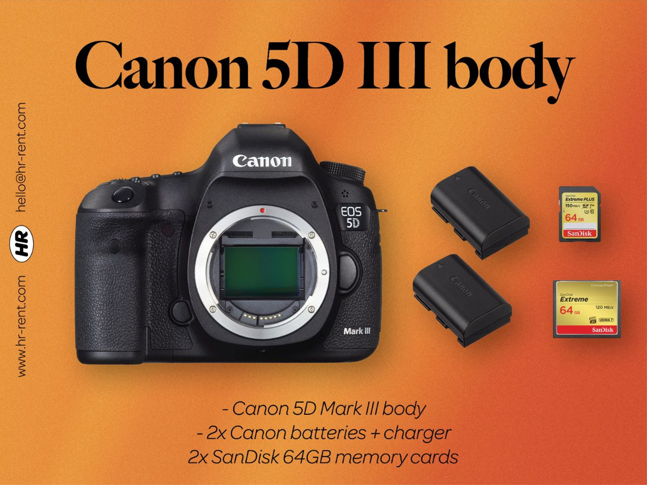 Canon 5d mark iii body
