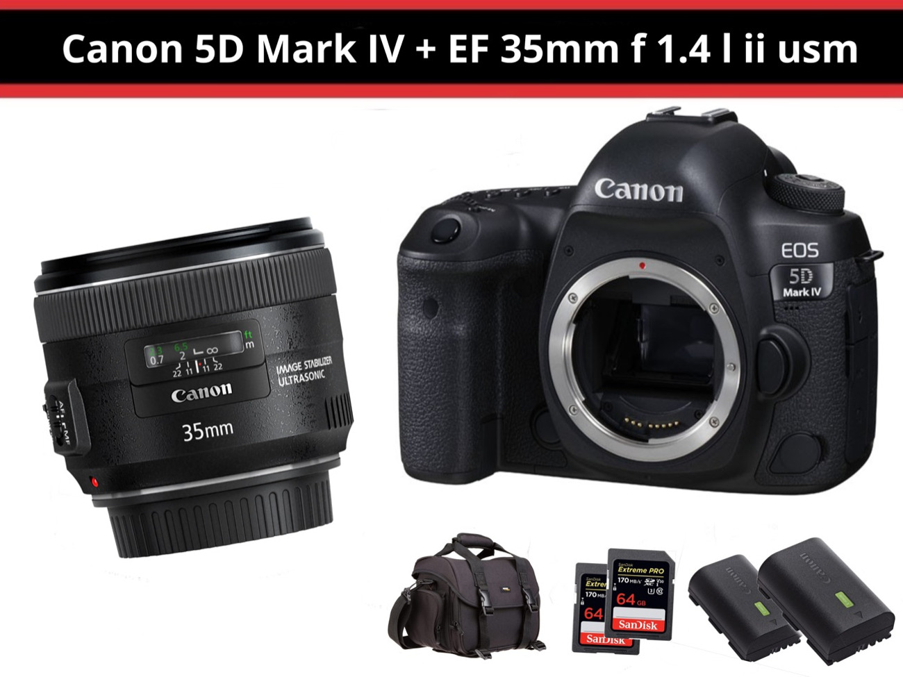 Canon 5d mark iv + 35mm f1.4