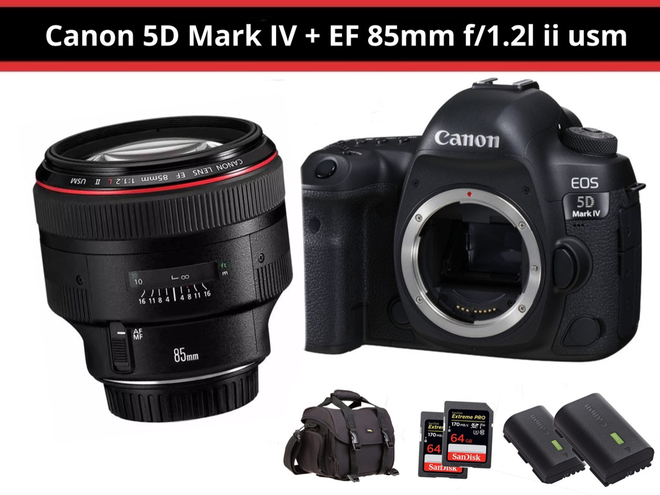 Canon 5d mark iv + 85mm f1.2 