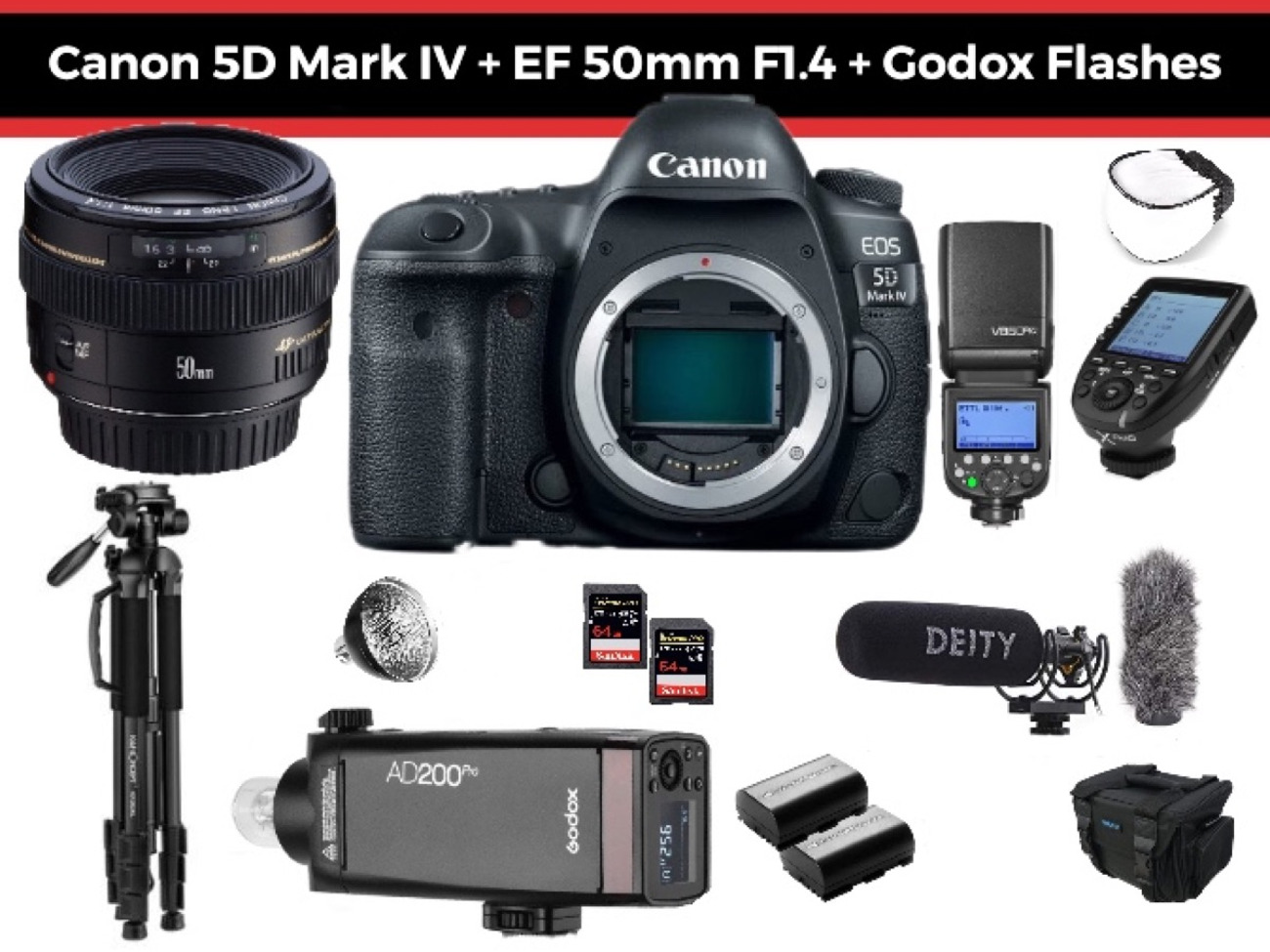 Canon 5d mark iv + ef 50mm f1.4 + godox flashes