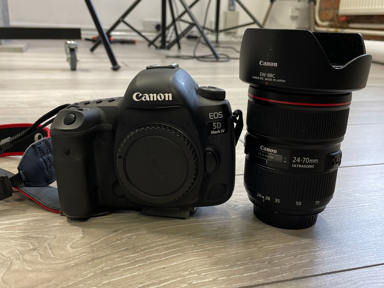 Canon 5d mark iv with 24-70mm lens
