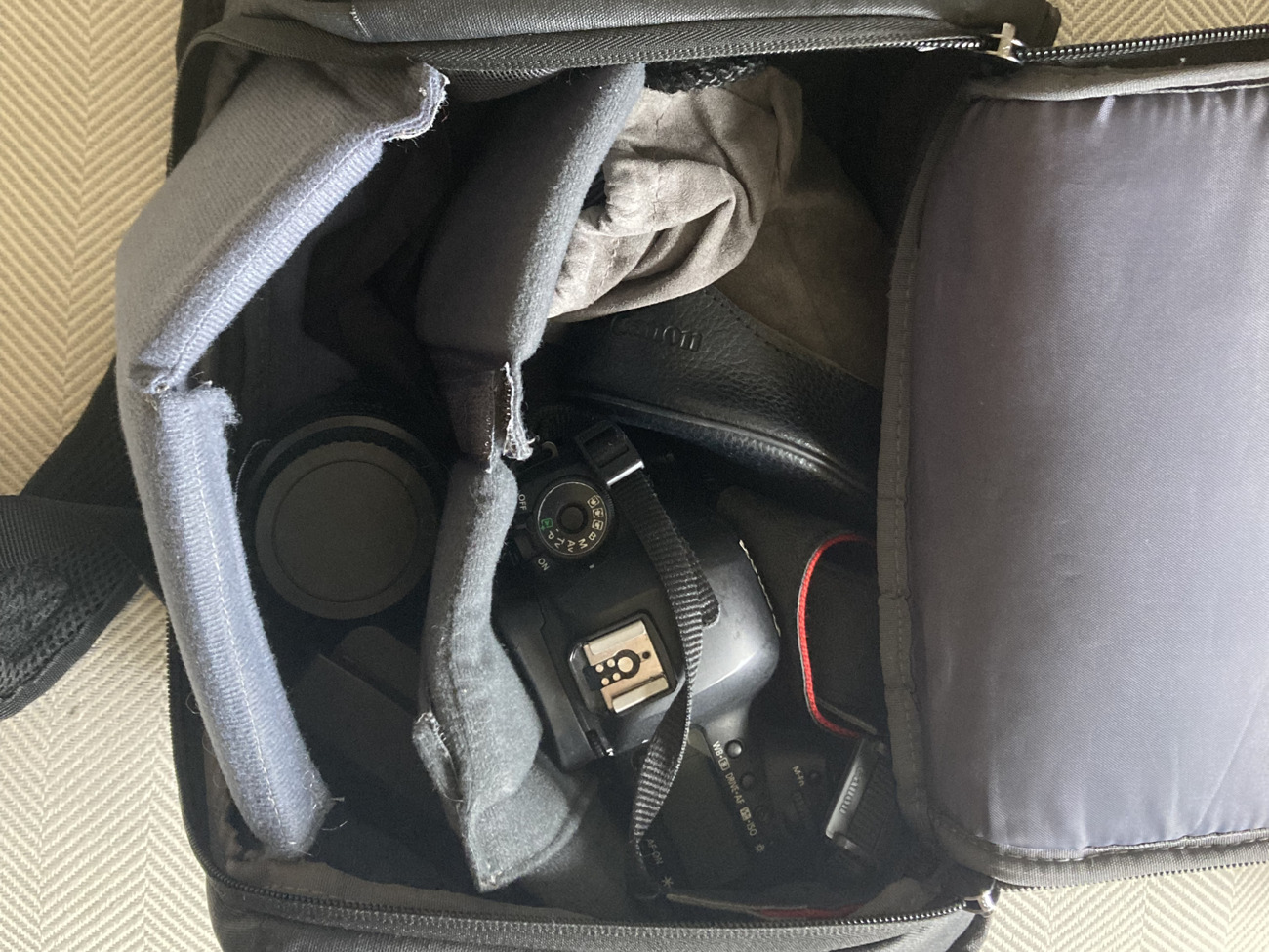 Canon 5d mark iv dslr camera with lenses and camera bag