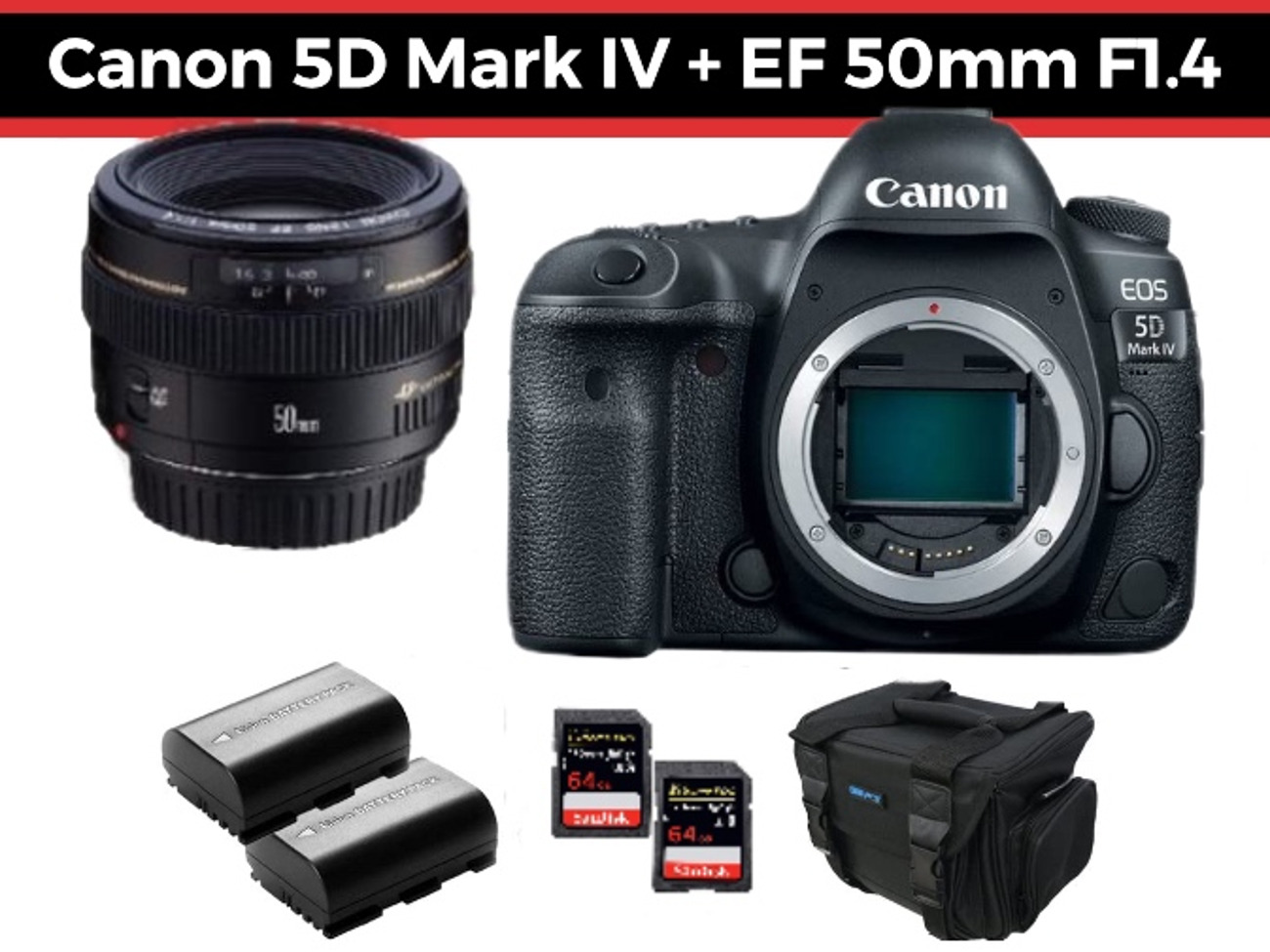 Canon 5d mark iv with ef 50mm f1.4