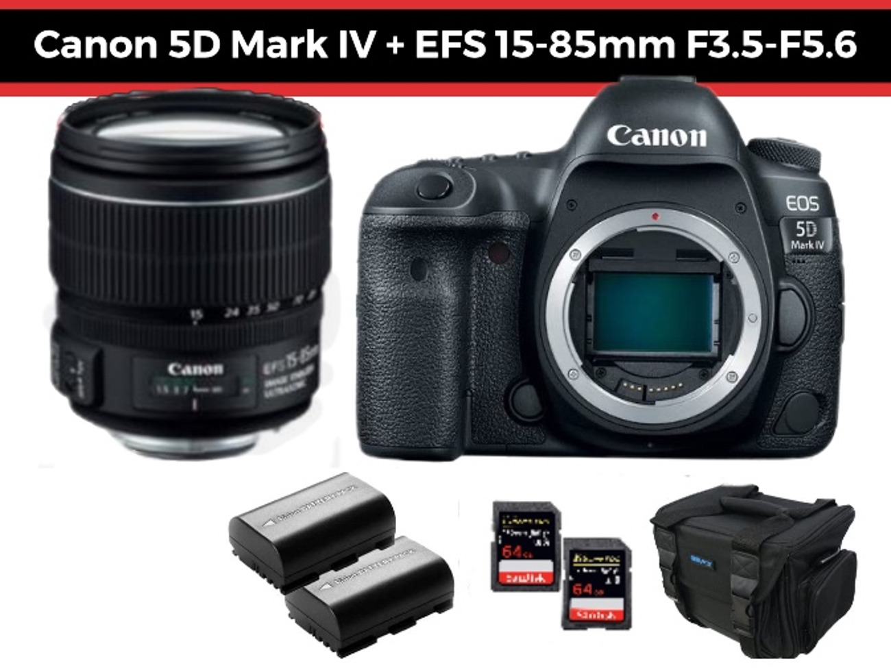 Canon 5d mark iv with efs 15-85mm f3.5-5.6