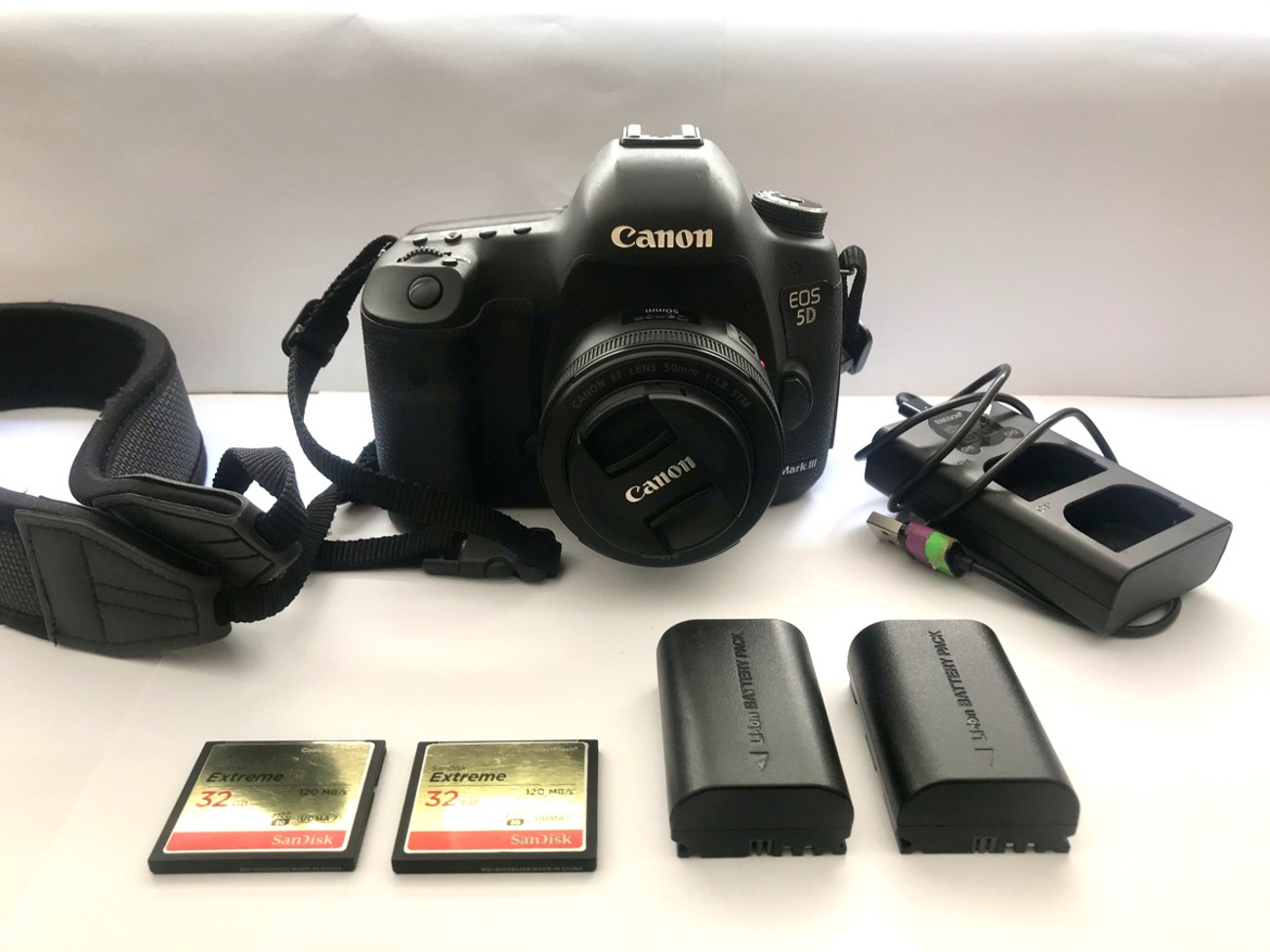 Canon 5d mkiii 50mm lens bundle 