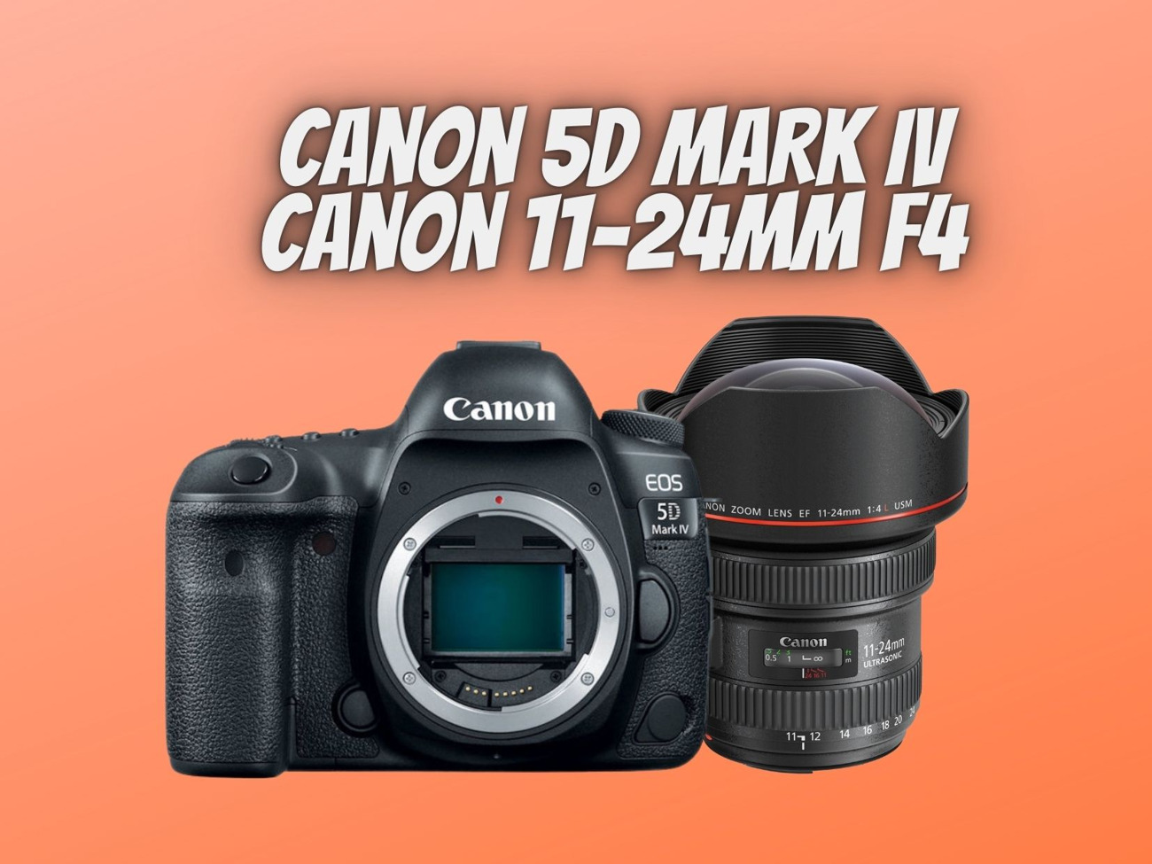 Canon 5div 4 + 11-24 mm canon lens 4 f is usm