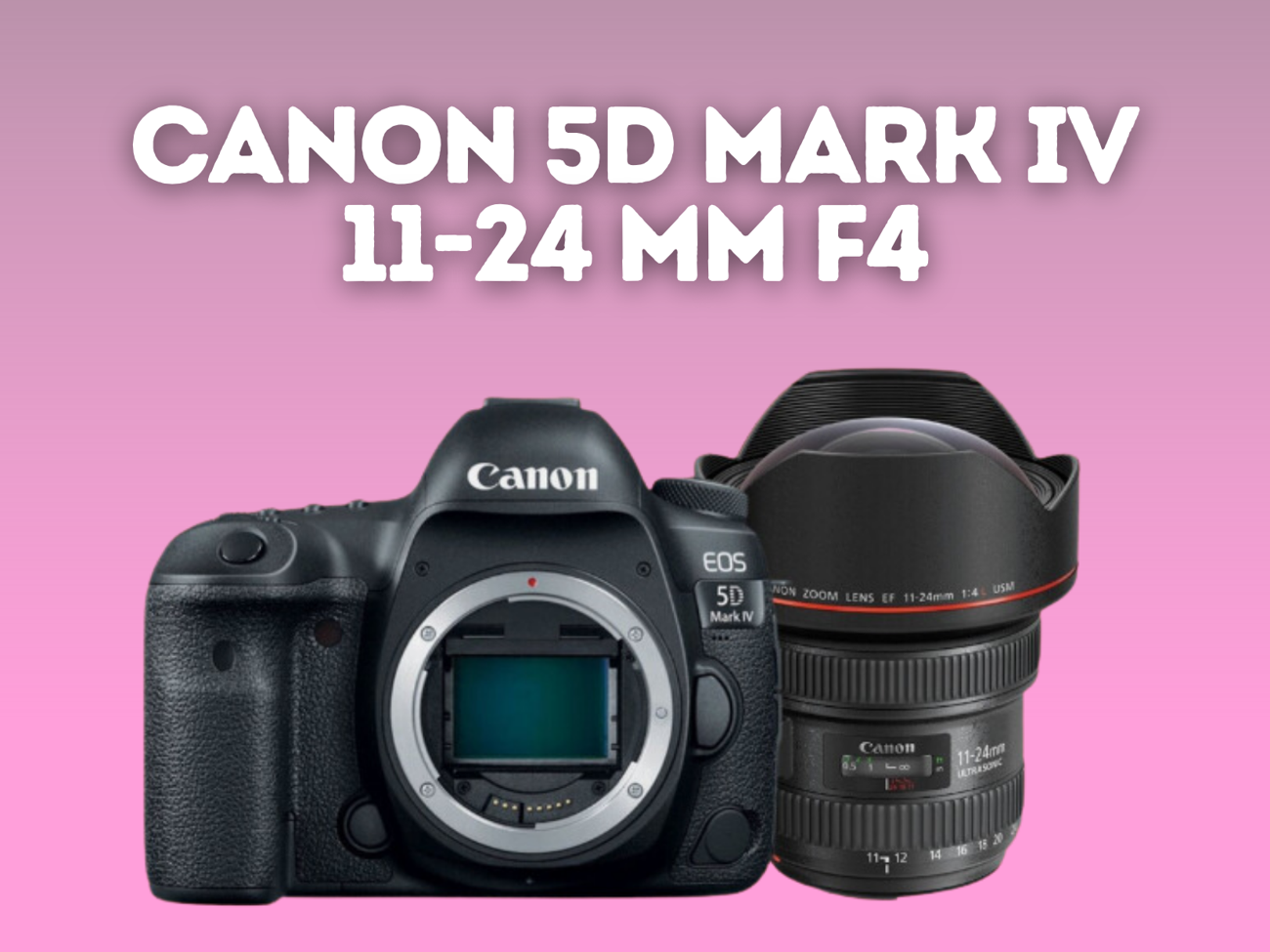 Canon 5div 4 + 11-24 mm canon lens 4 f is usm