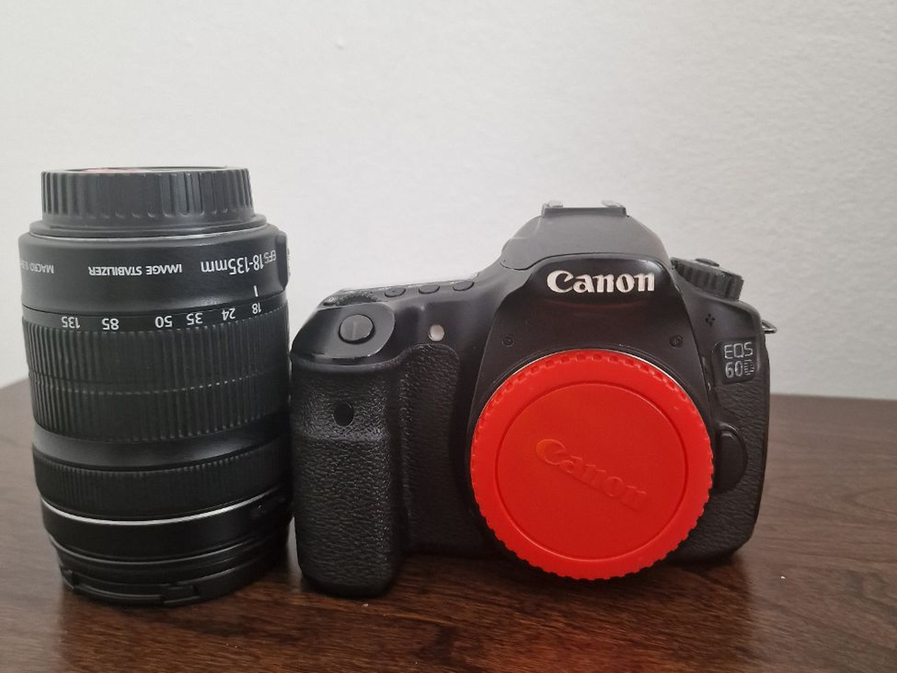 Canon 60d +18-135mm lens