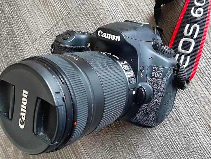 Canon 60d with 18-135 lens