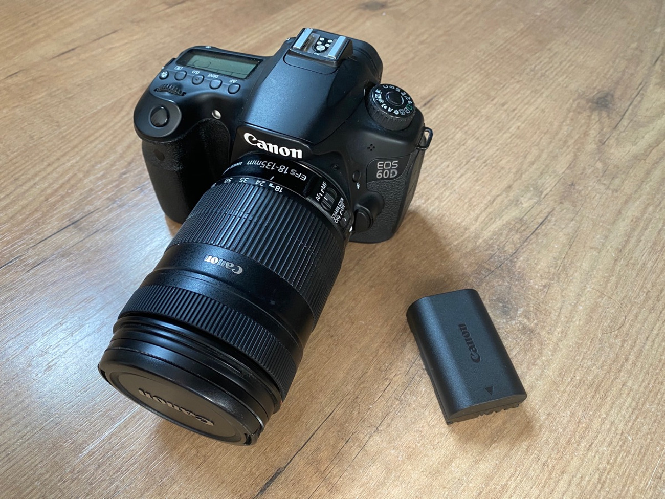 Canon 60d with 18-135mm efs 1:3.5-5.6 is lens