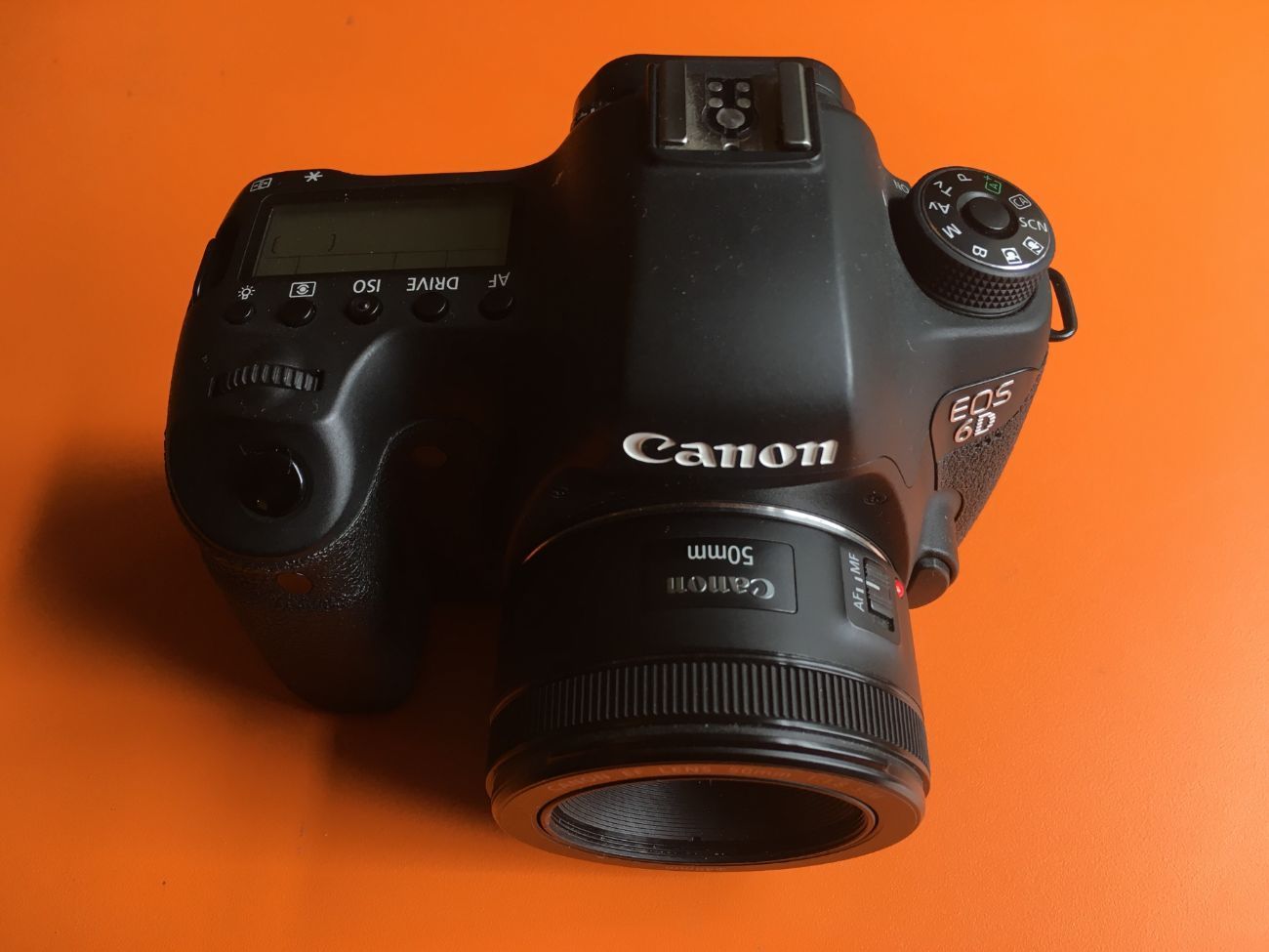 Canon 6d camera + 50mm lens