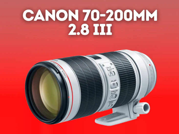 Canon 70-200 mm f2.8 l is iii usm ef lens