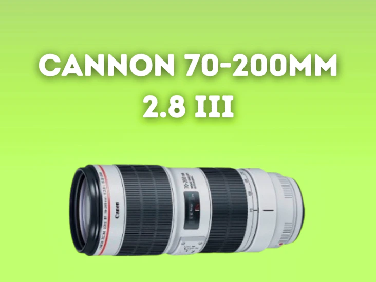 Canon 70-200mm f/2.8 l is iii ef usm telephoto zoom lens