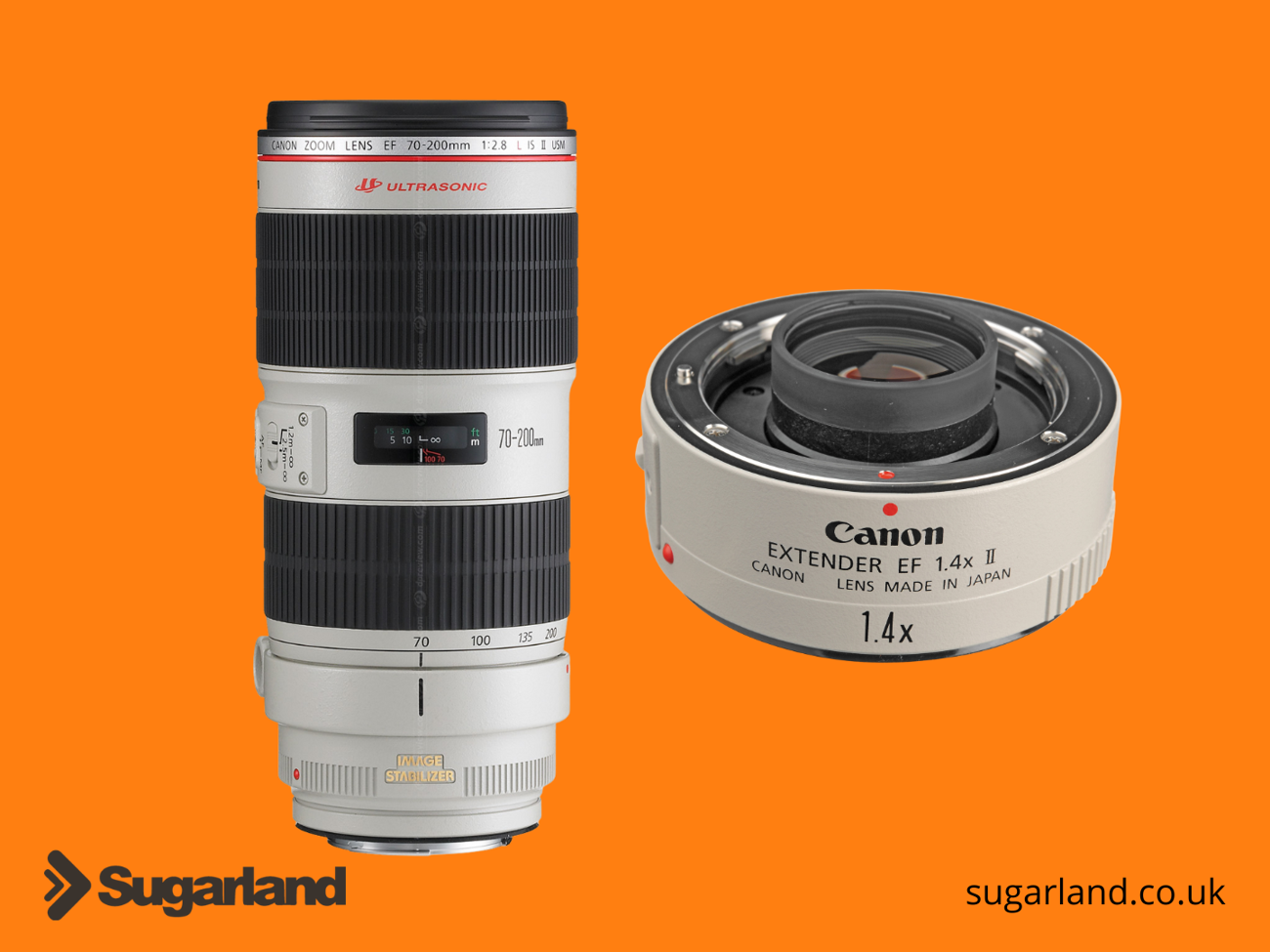 Rent Canon EF 70-200mm + Canon 1.4x Lens Extender from Sugarland