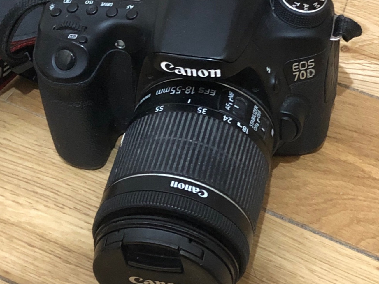 Canon 70d with 18-55mm lens kit 