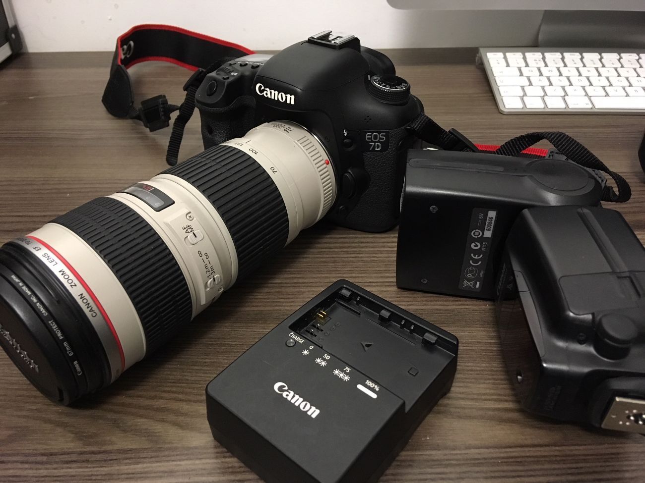 Canon 7d with 70-200m lens 
