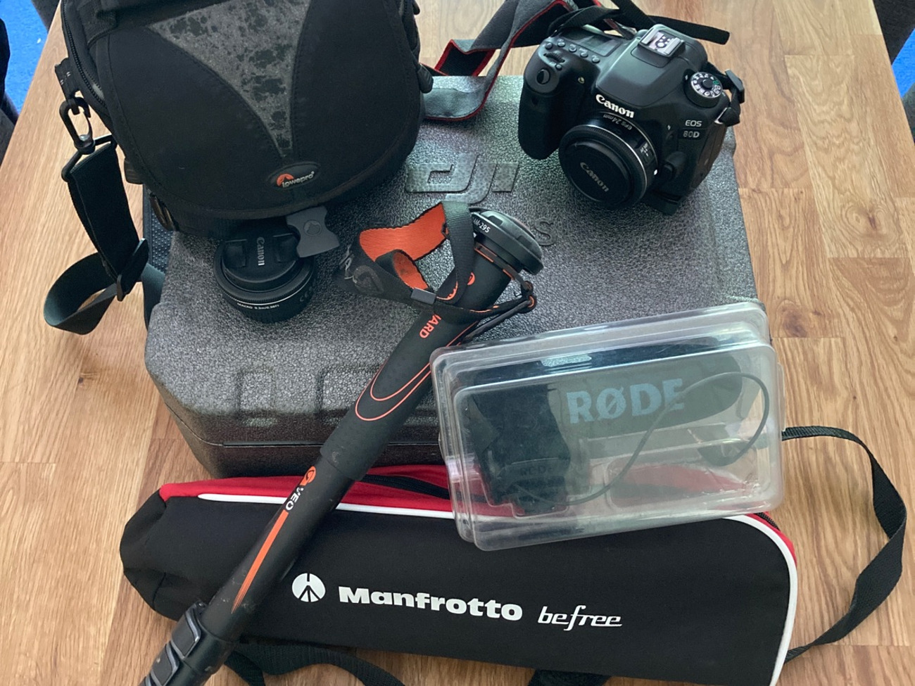 Canon 80d filming bundle.