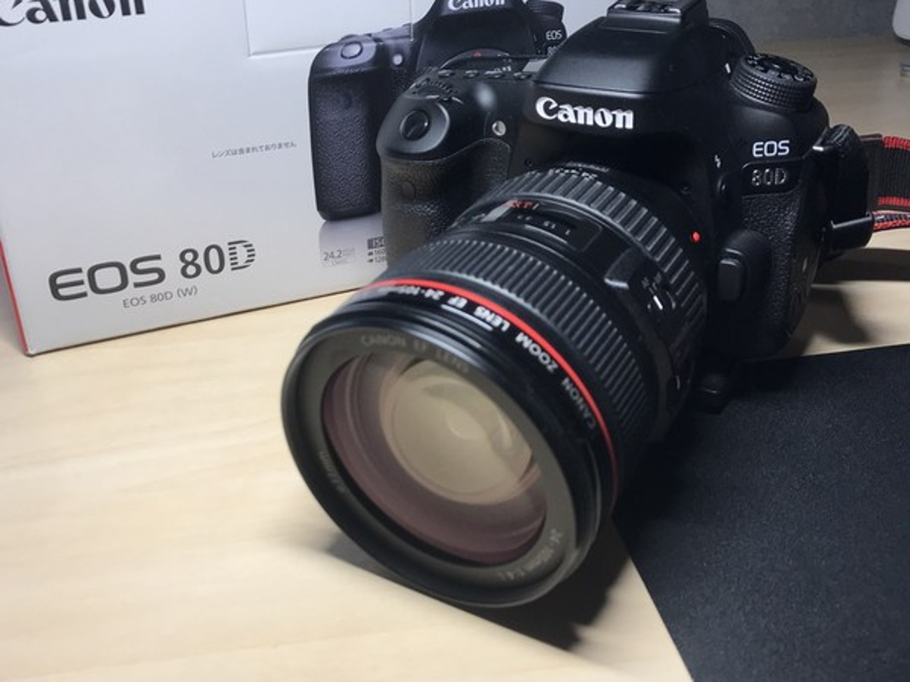 Canon 80d with 24-105mm zoom lens 