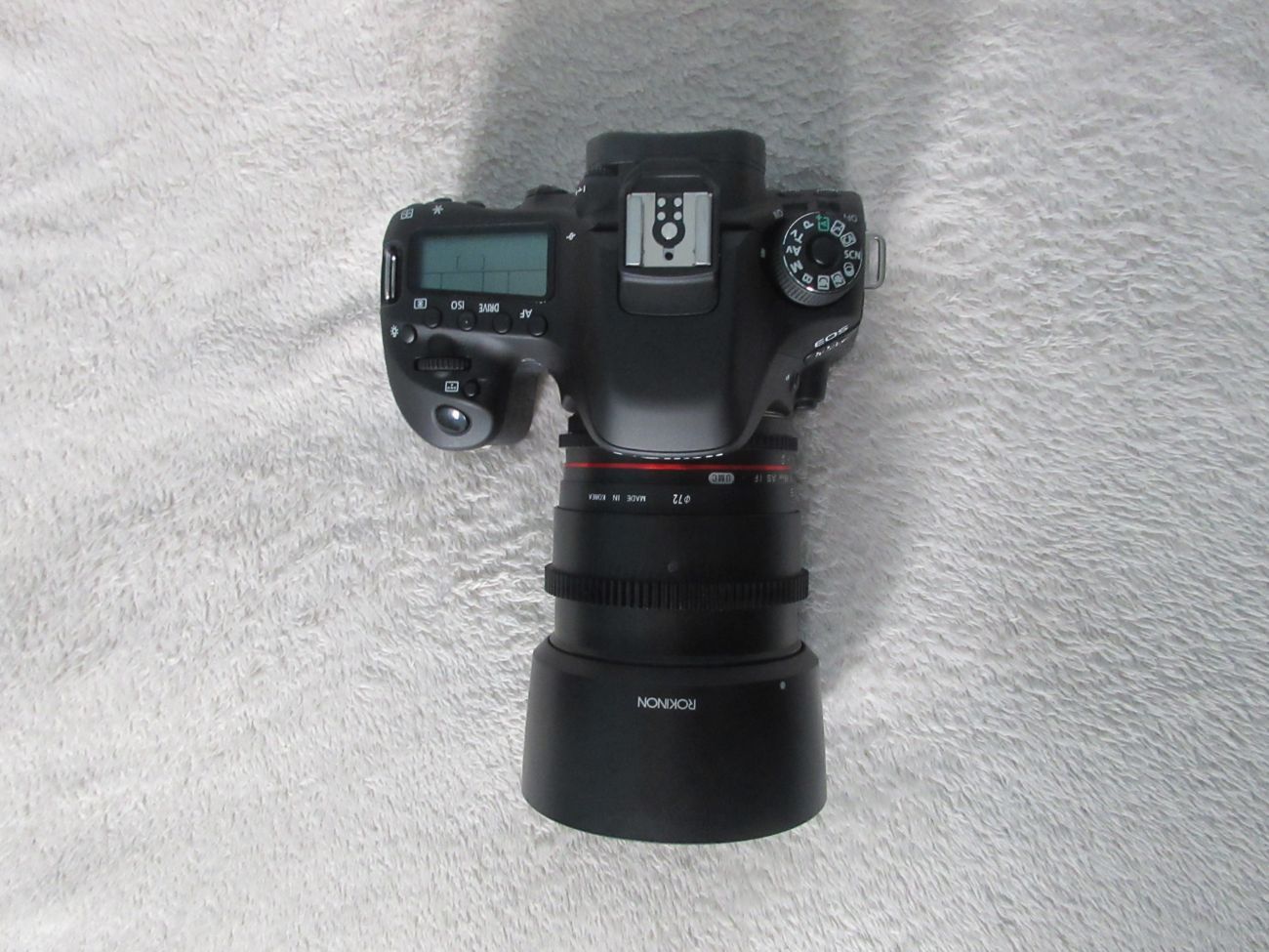 Canon 80d with rokinon f/1.5