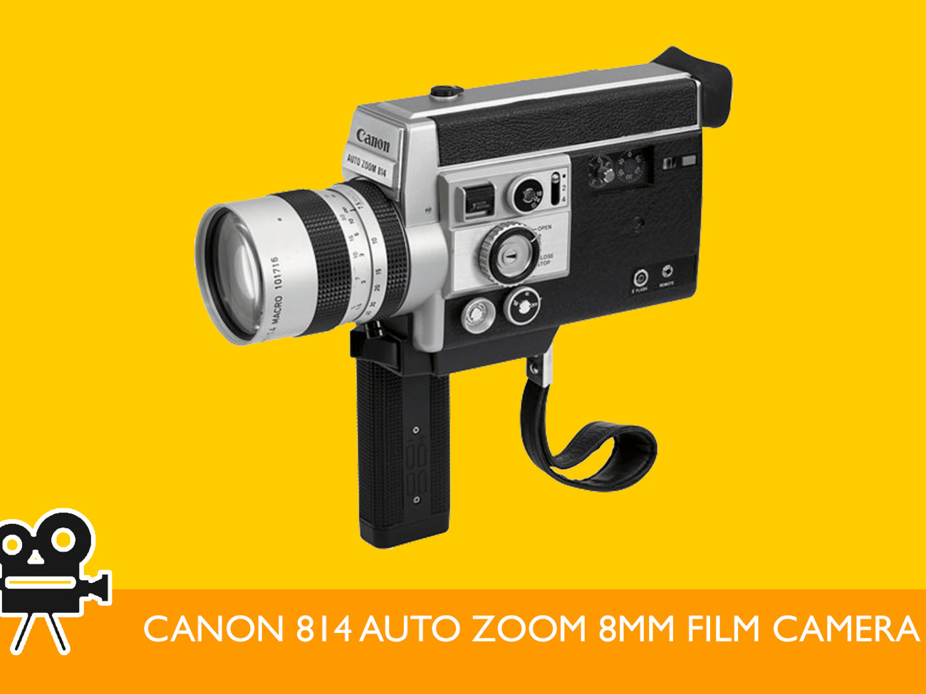Rent Canon 814 8mm / Super 8 auto zoom film camera FULLY TESTED from