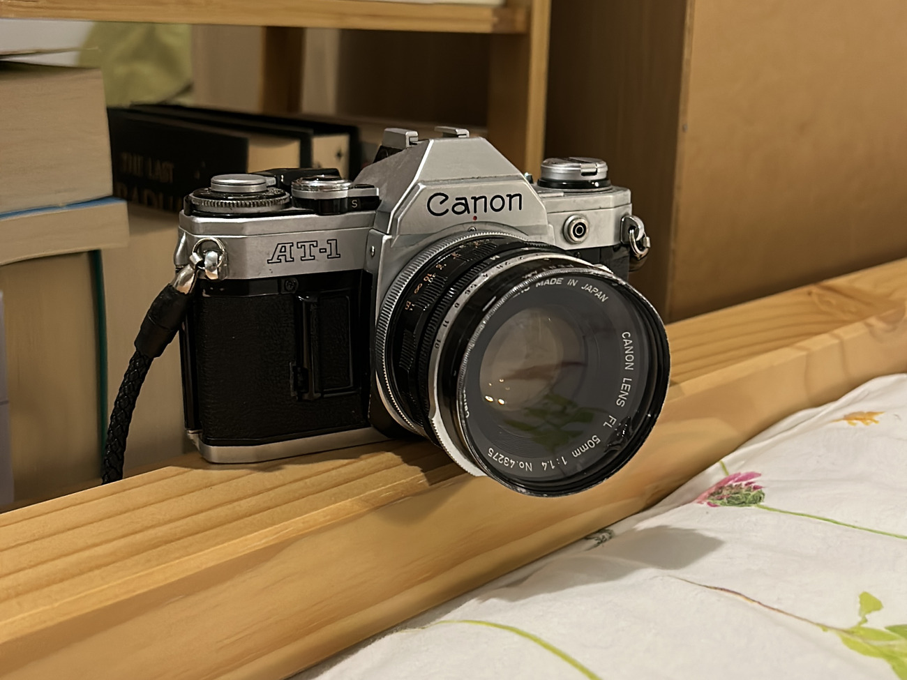 Canon at-1 35mm film camera with canon 50mm f1.4 lens