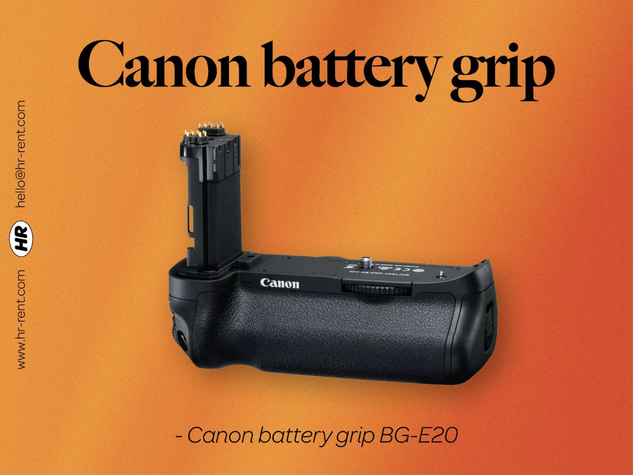 Canon battery grip bg-e20 (for canon 5d mark iv)