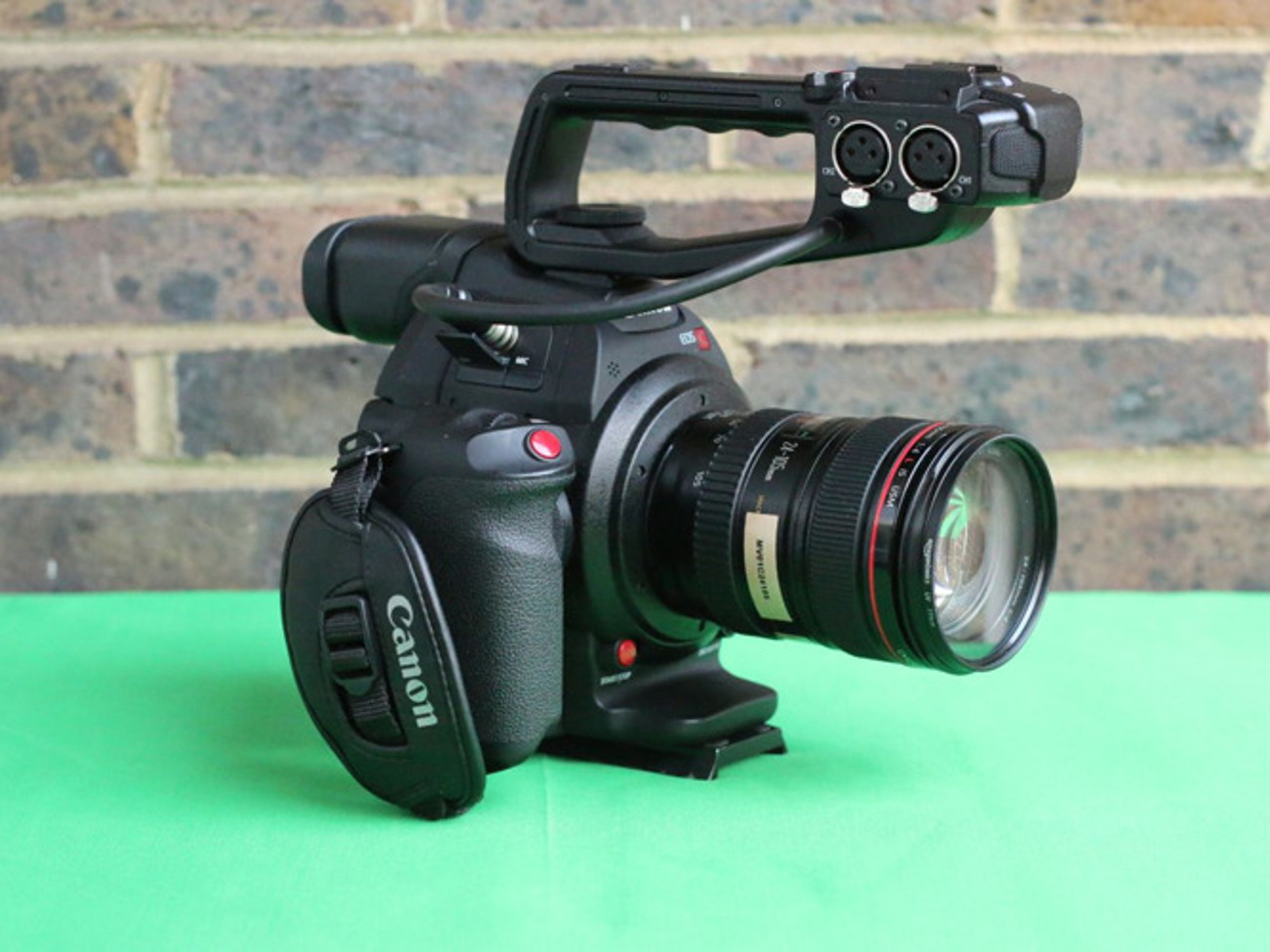 Canon c100 mk2 + canon 24-105 is f4 lens + 2x 128 gb sd + manfrotto tripod (2nd)