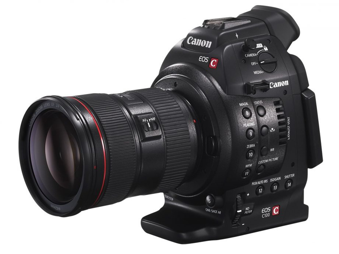 Canon c100 mkii + 24-70mm f2.8l ii usm lens + tripod