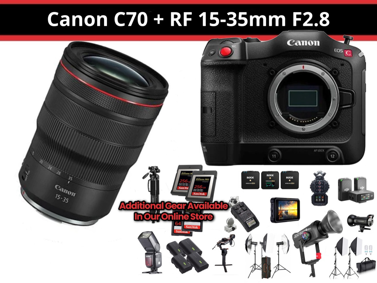 Canon c70 + rf 15-35mm f2.8