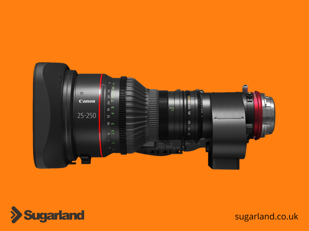 Rent Canon CN10 25-250mm Cine-Servo Lens (PL Mount) from Sugarland