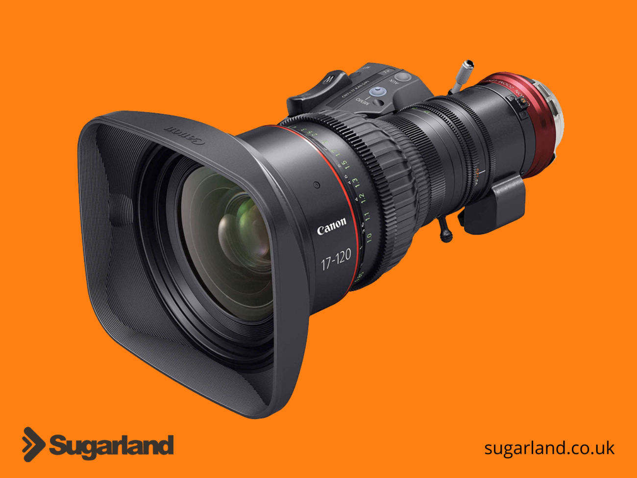 Canon cn7 17-120mm cine-servo zoom lens (pl mount)