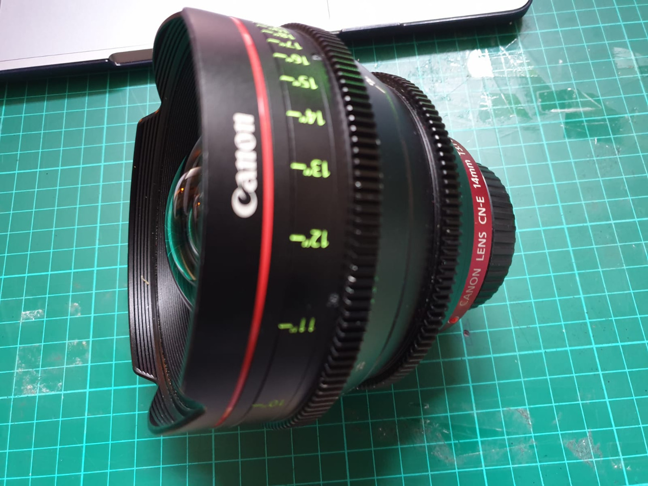 Canon cne 14mm cine prime lens t3.1